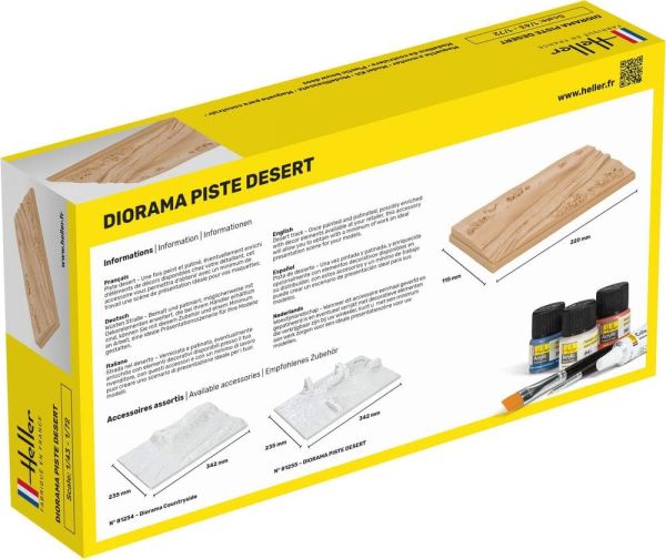 1/72 -  1/43 DIAROMA PISTE DESERT