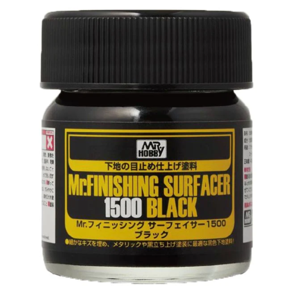 MR HOBBY FINISHING SURFACER 1500 BLACK