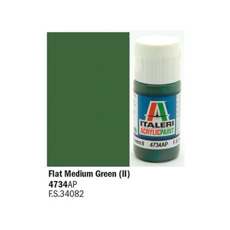 4734 ap flat Medium Green II fs.34082  20 ml.