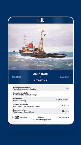 1/200 JEAN BART + ULTRECHT (2Lİ SET )