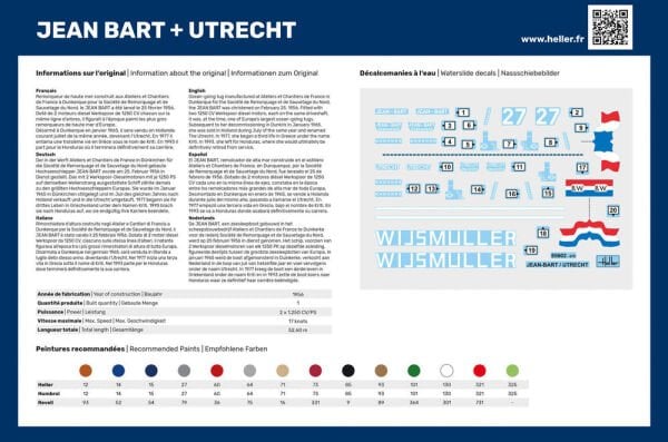 1/200 JEAN BART + ULTRECHT (2Lİ SET )