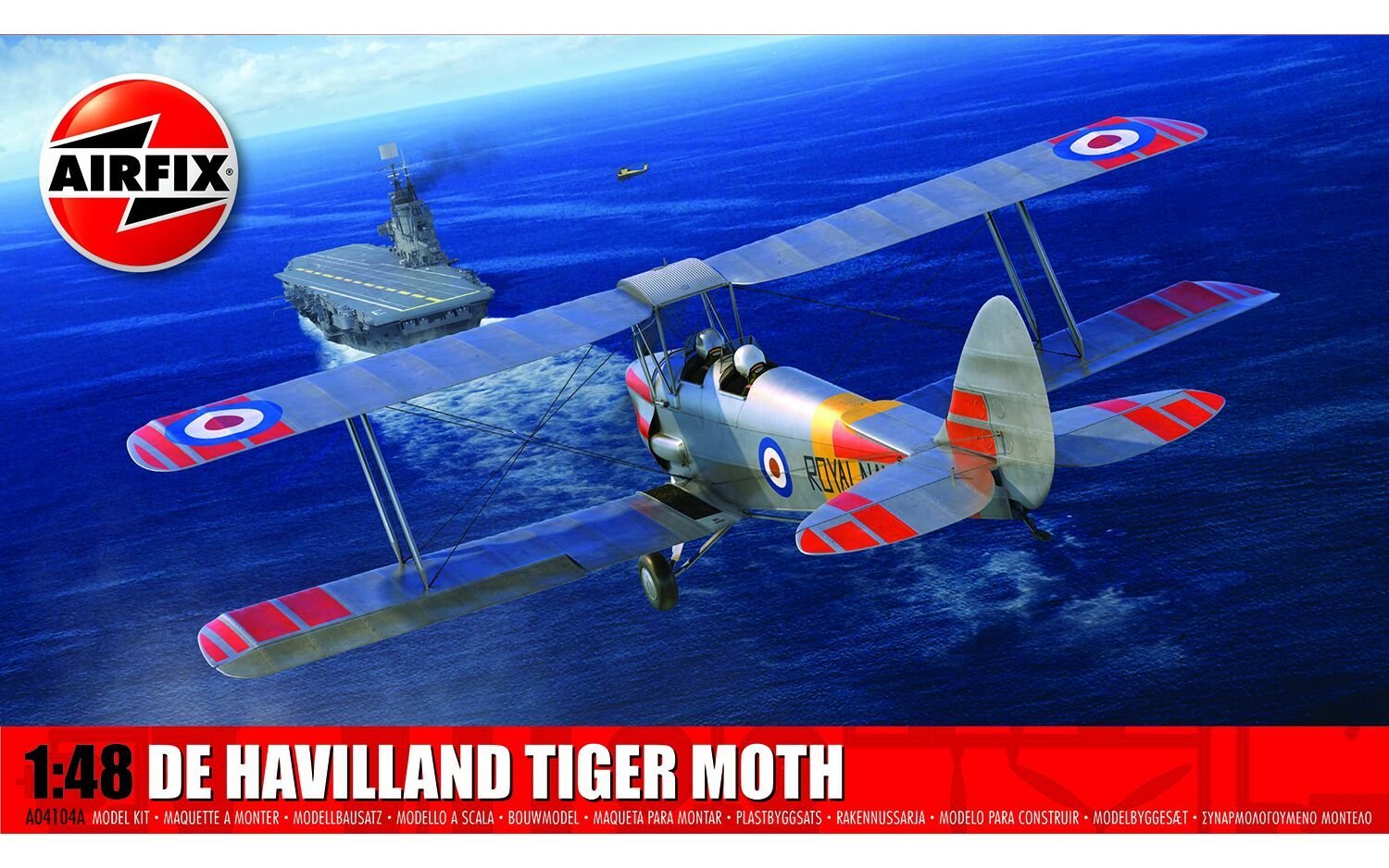 1/48 De Havilland Tiger Moth (YENİ KALIP)