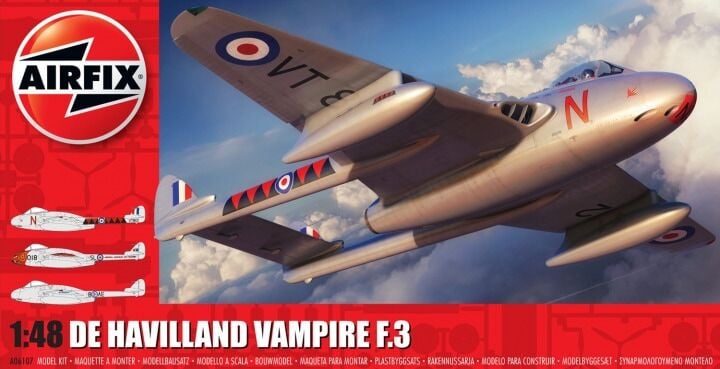 1/48 De Havilland Vampire F.3 (YENİ KALIP)