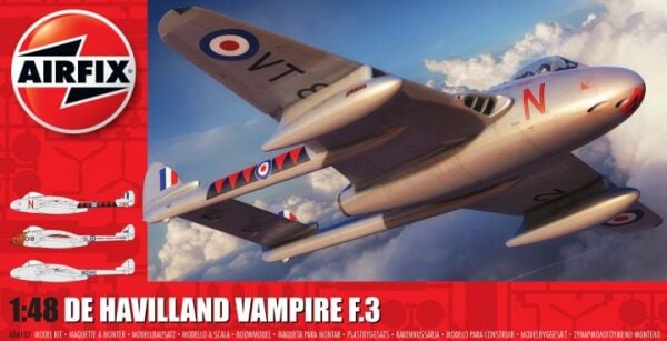 1/48 De Havilland Vampire F.3 (YENİ KALIP)