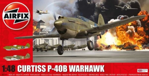 1/48 Curtiss P-40B Warhawk (YENİ KALIP)