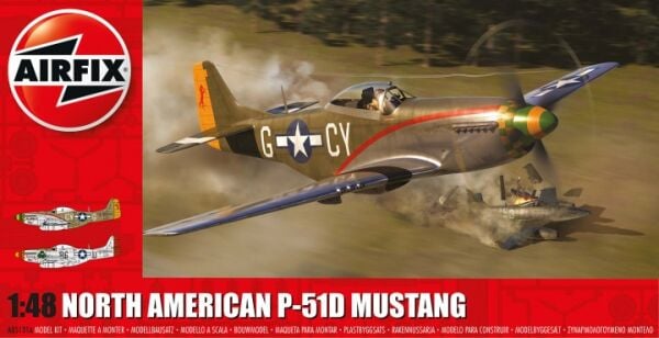 1/48  North American P-51D Mustang (YENİ KALIP)