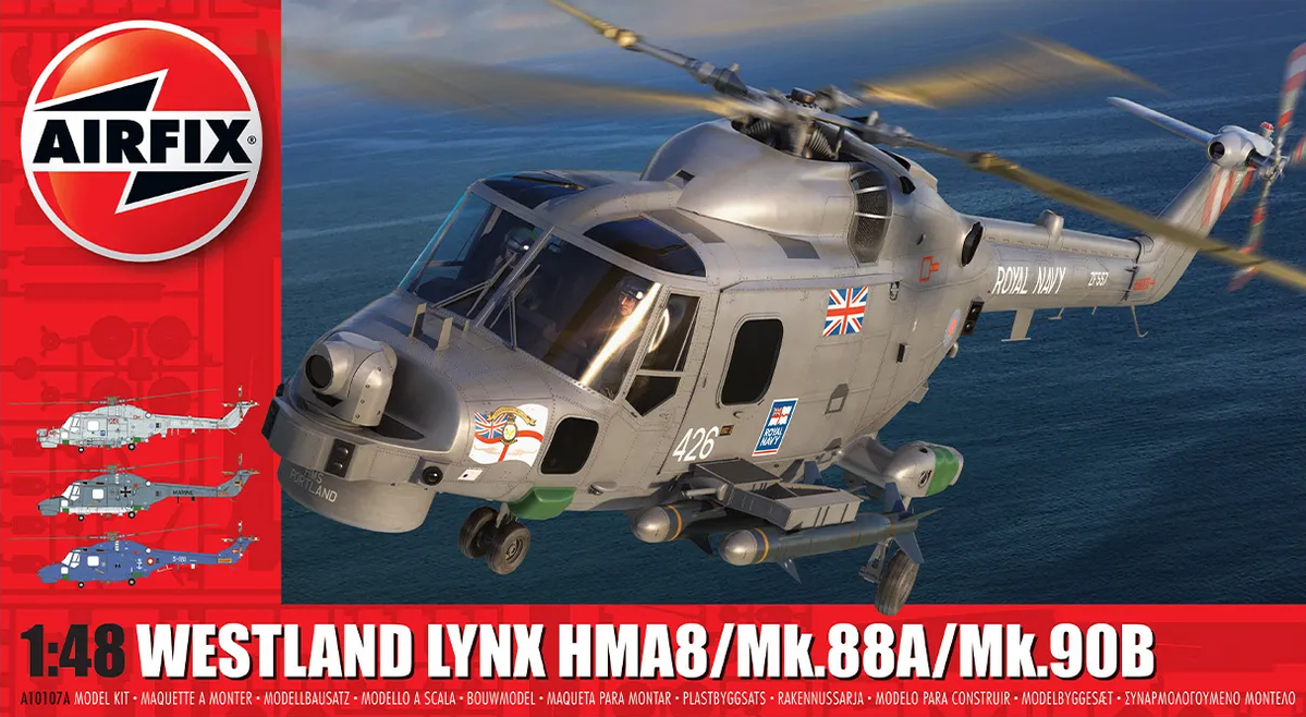 1/48 Westland Lynx HMA8/Mk.88A/Mk.90B (yeni kalıp)