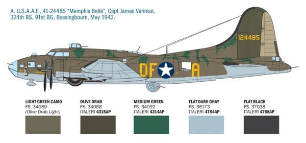 1/72 B-17F Flyng Fortress