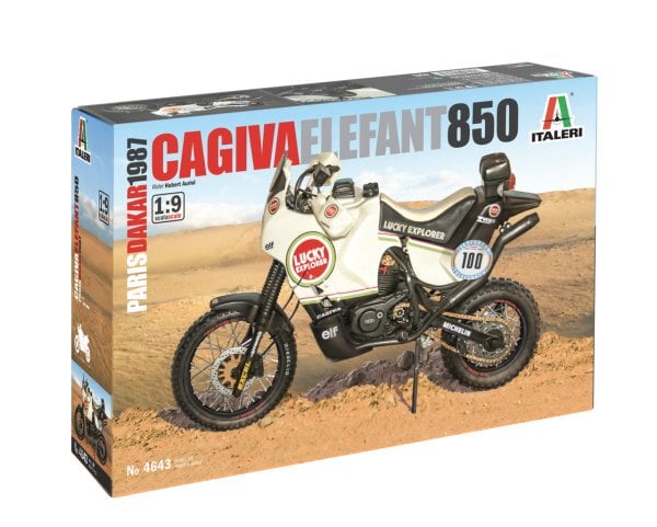 1/9  Cagiva Elefant 850 Paris-Dakar 1987