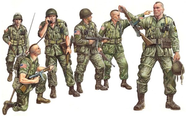 1/35  U.S. PARATROOPS
