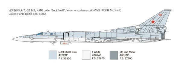 1/72 tu-22m2 backfire-B