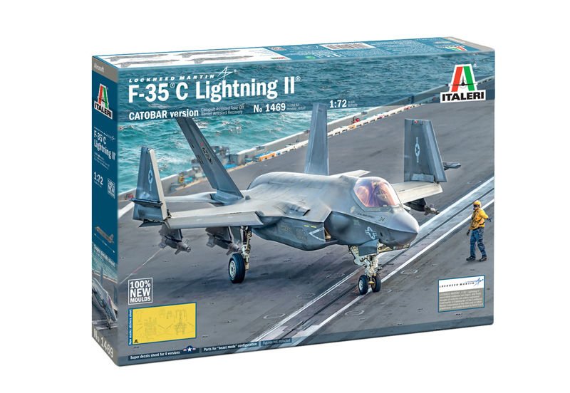 1/72 F-35C Lightning II ''CATOBAR version''  (%100 NEW MOULDS)