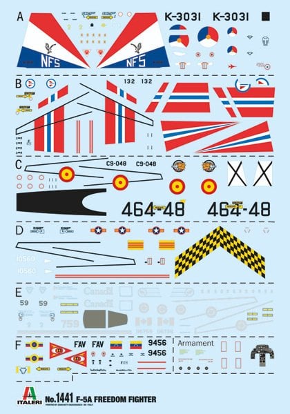1/72  F-5A Freedom Fighter