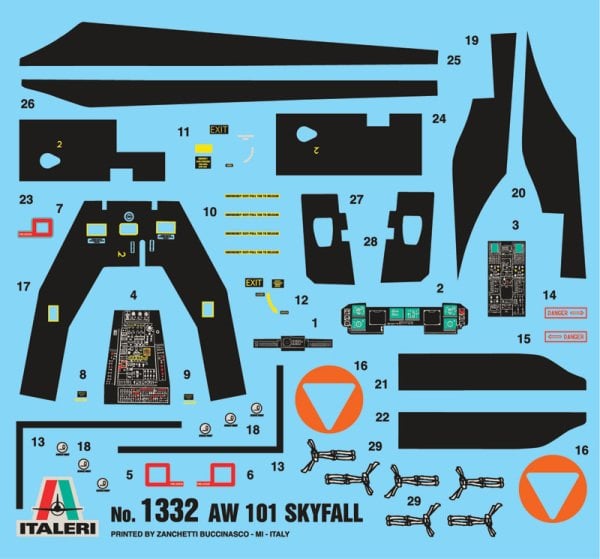 1/72   AgustaWestland AW - 101 ''SKYFALL'' 007 movie