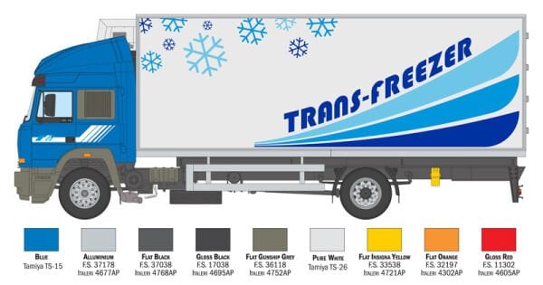 1/24 Iveco TURBOSTAR 190.48 reefer truck