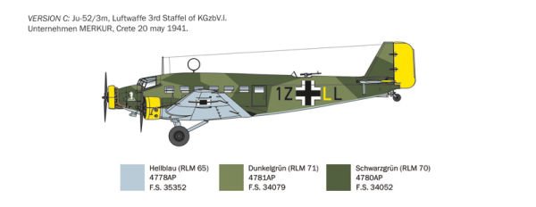1/72  junkers ju-52/3m