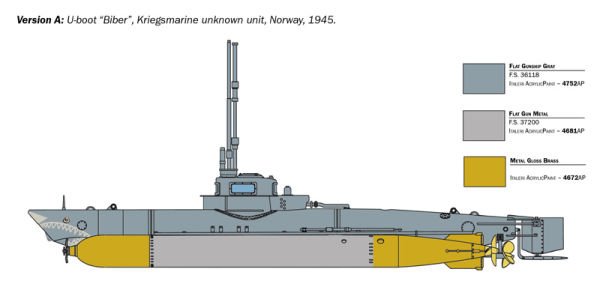 1/35 Biber Midget Submarine