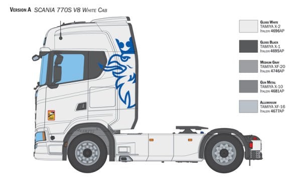 1/24 Scania 770 S V8 ''White Cab''