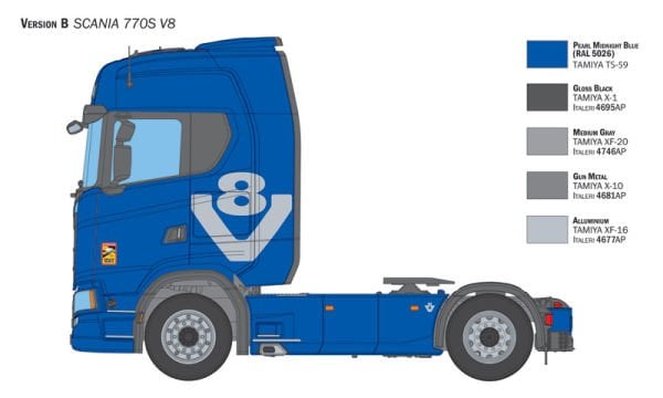 1/24 Scania 770 S V8 ''White Cab''