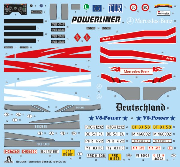 1/24    Mercedes Benz SK 1844 LS V8