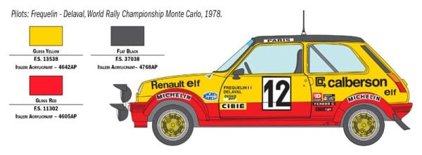 1/24  Renault r5 Alpine Rally