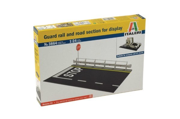 1/24  Guard Rail & Road Section for display