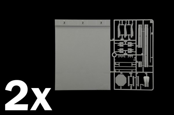 1/24  Guard Rail & Road Section for display