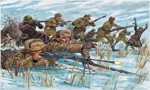 1/72 Russian Infantry : winter unif