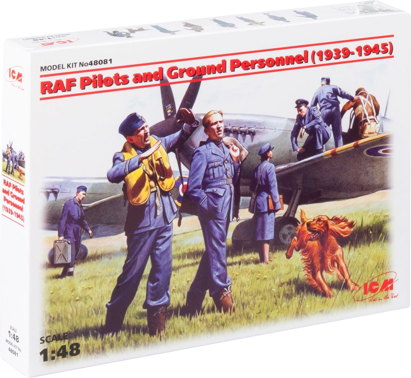 1/48 RAF PİLOTS AND GRAUND CREW (1939-1945)