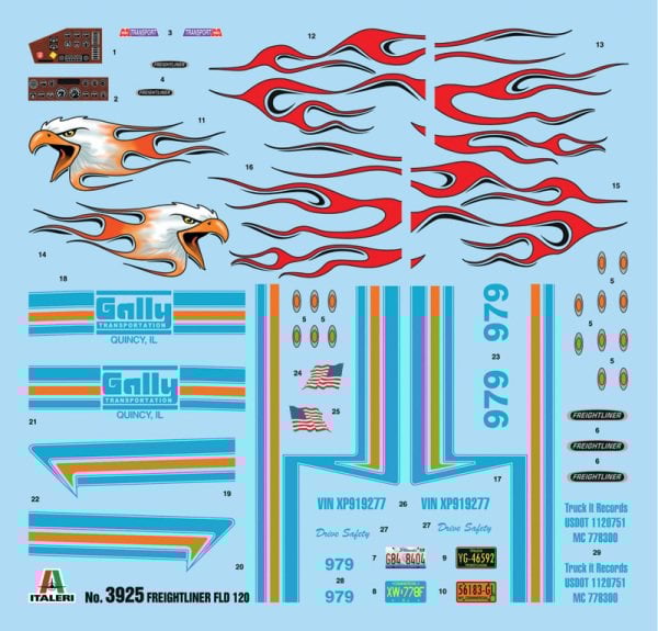 1/24  FREIGHTLINER FLD 120 SPECIAL