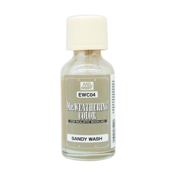 Mr.Hobby EWC-04 40 ml. Weathering Color Sandy Wash, Eskitme Model Boyası