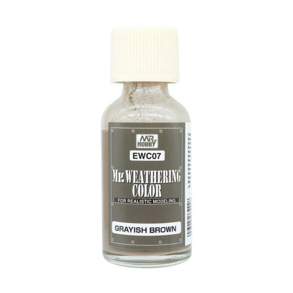 Mr.Hobby EWC-07 40 ml. Weathering Color Grayshe Brown, Eskitme Model Boyası