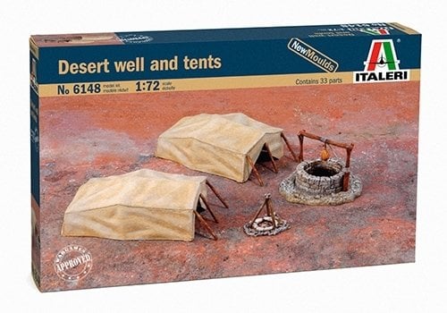 1/72  DESERT WELL & TENTS
