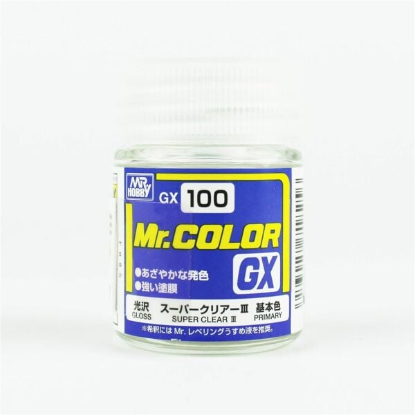 Mr.Hobby GX-100 18 ml. Super Clear III, Mr.Color