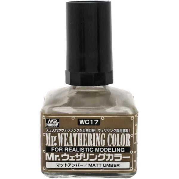 Mr.Hobby WC-17 40 ml. Weathering Color Matt Umber, Eskitme Model Boyası