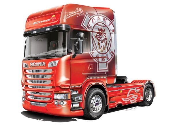1/24 SCANIA R730 STREAMLINE ''TEAM CHIMERA''