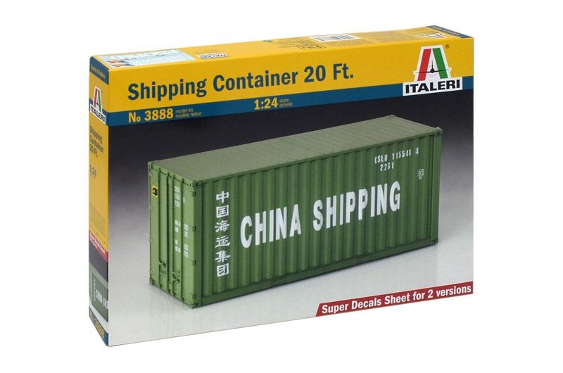 1/24  Shipping Container 20 Ft.
