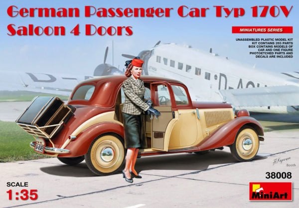 1/35 GERMAN PASSENGER CAR TYP 170V SALOON 4 DOORS
