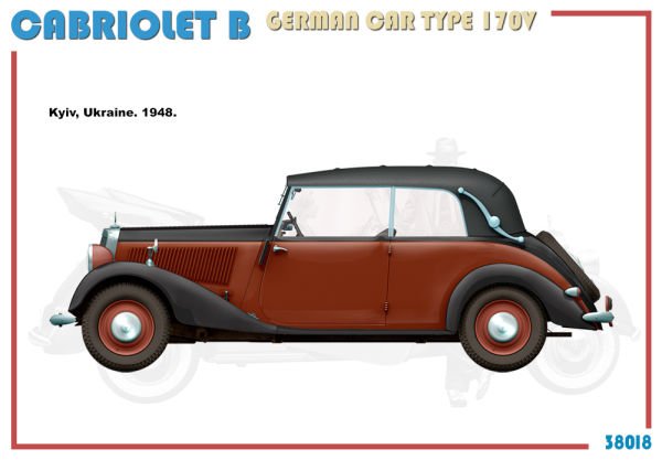 1/35 CABRIOLET B GERMAN CAR TYPE 170V