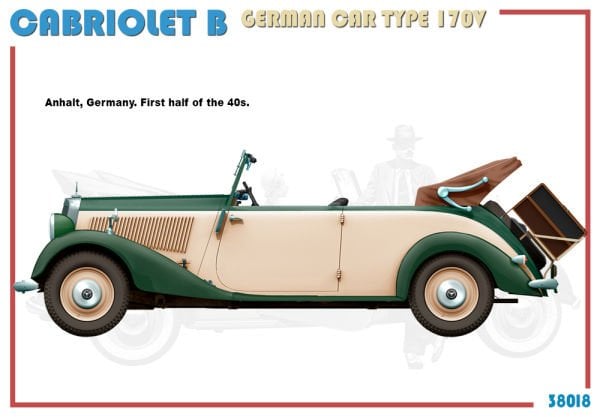 1/35 CABRIOLET B GERMAN CAR TYPE 170V
