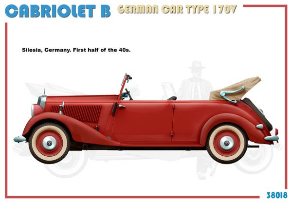 1/35 CABRIOLET B GERMAN CAR TYPE 170V