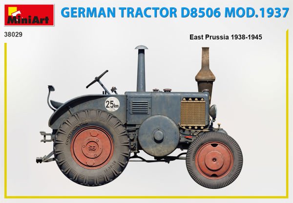 1/35 GERMAN TRACTOR D8506 MOD.1937