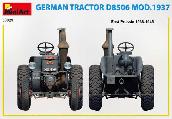 1/35 GERMAN TRACTOR D8506 MOD.1937