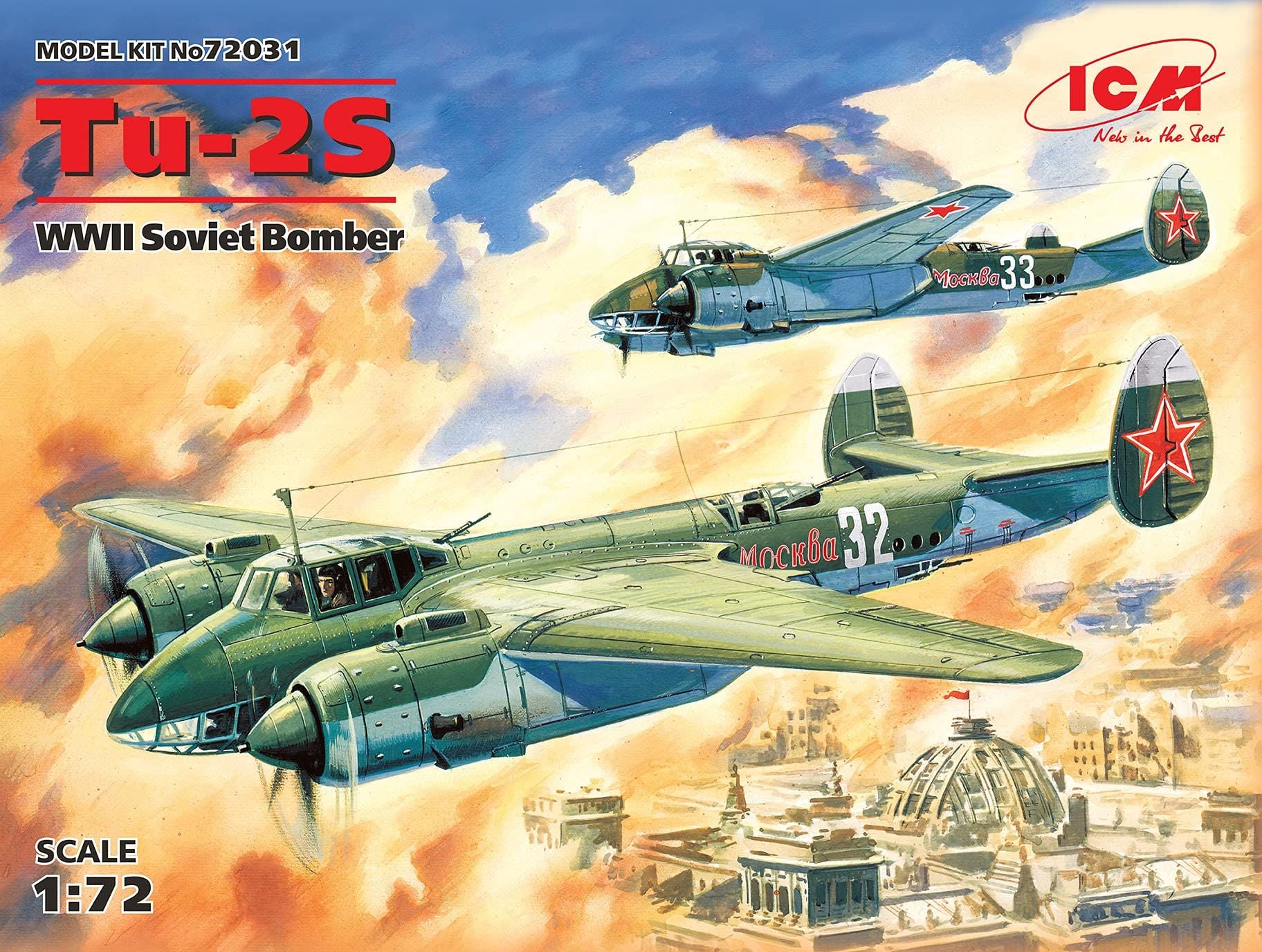 1/72 TU-2S WORLD WAR 2  SOVIET BOMBER