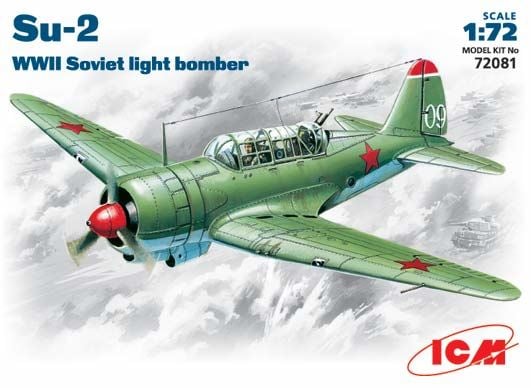 1/72  SU-2 WWI SOVIET LIGHT BOMBER