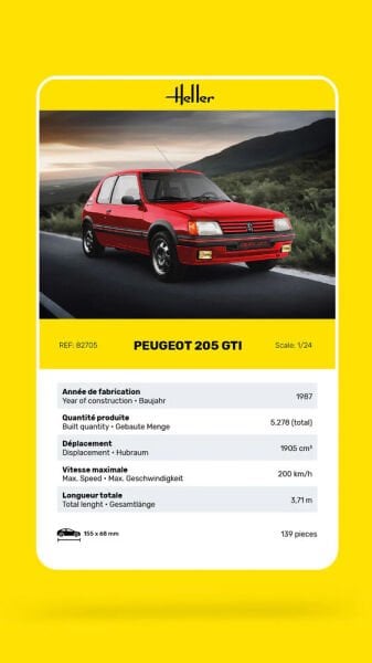 1/24 Peugeot  205 GTI