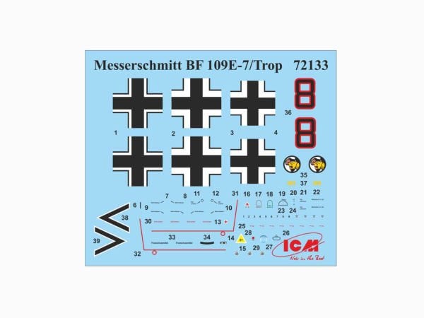 1/72 MESSERCHMITT E-7 TROP /WWII GERMAN FIGHTER
