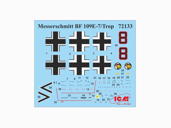 1/72 MESSERCHMITT E-7 TROP /WWII GERMAN FIGHTER