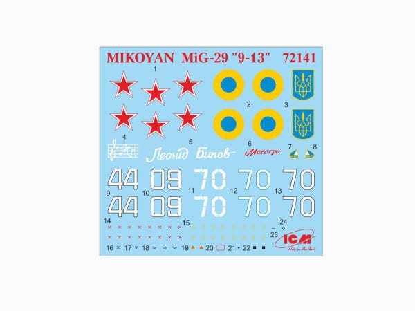 1/72 MIG-29 (9-13) SOVIET FRONTLINE FIGHTER