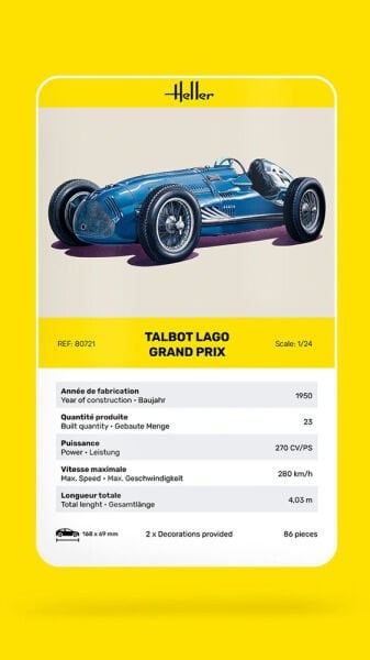1/24 TALBOT LAGO GRAND PRIX
